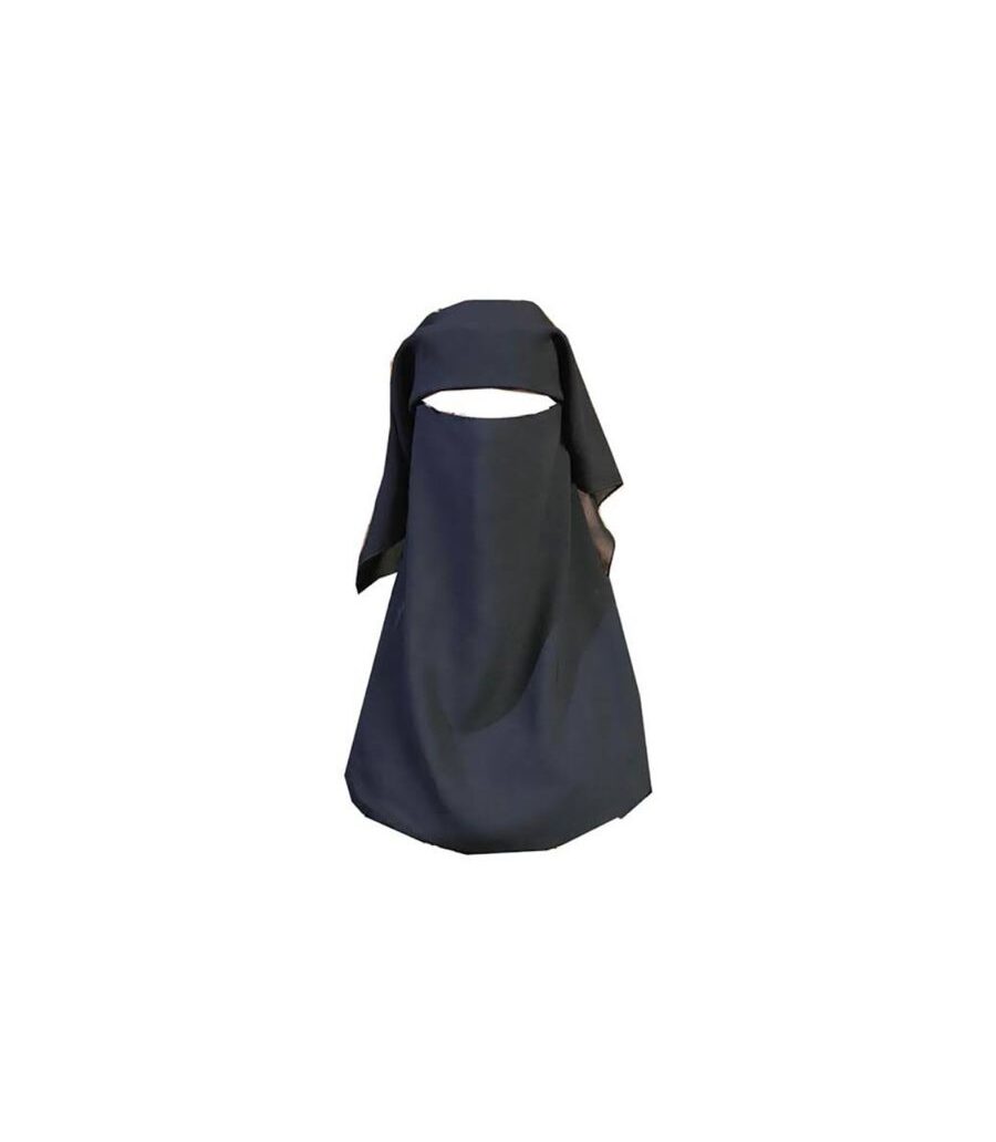 Double Layered niqab ( Large size )